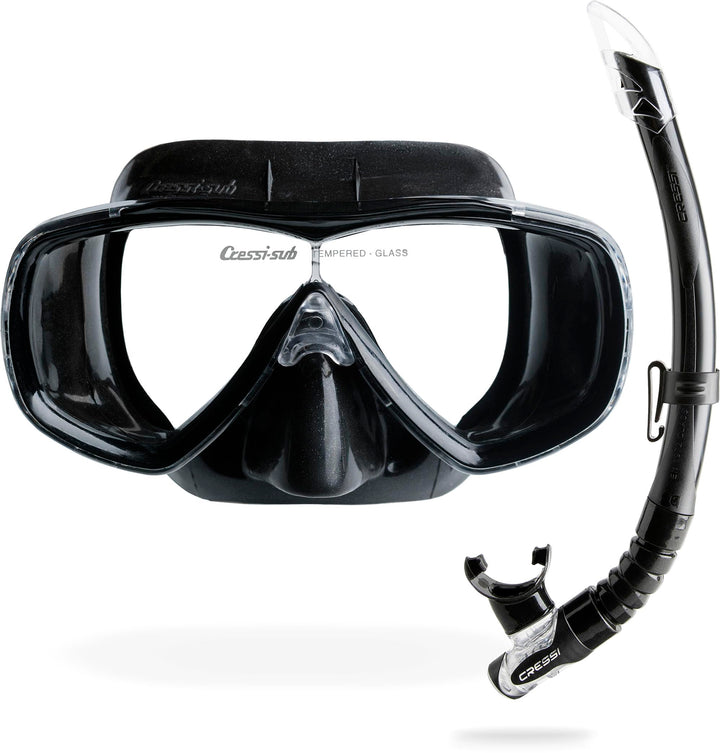CRESSI Estrella & Gamma - Schnorchelset Duikmasker Maske Estrella + Schnorchel Gamma, Einheitsgrösse
