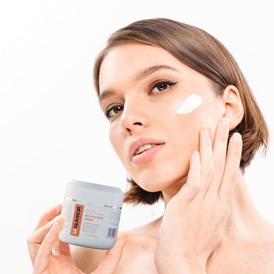 Laglamor Anti Flecken Creme, Morgen & Nacht, Pigmentflecken Entferner Gesicht für Frauen und Männer,