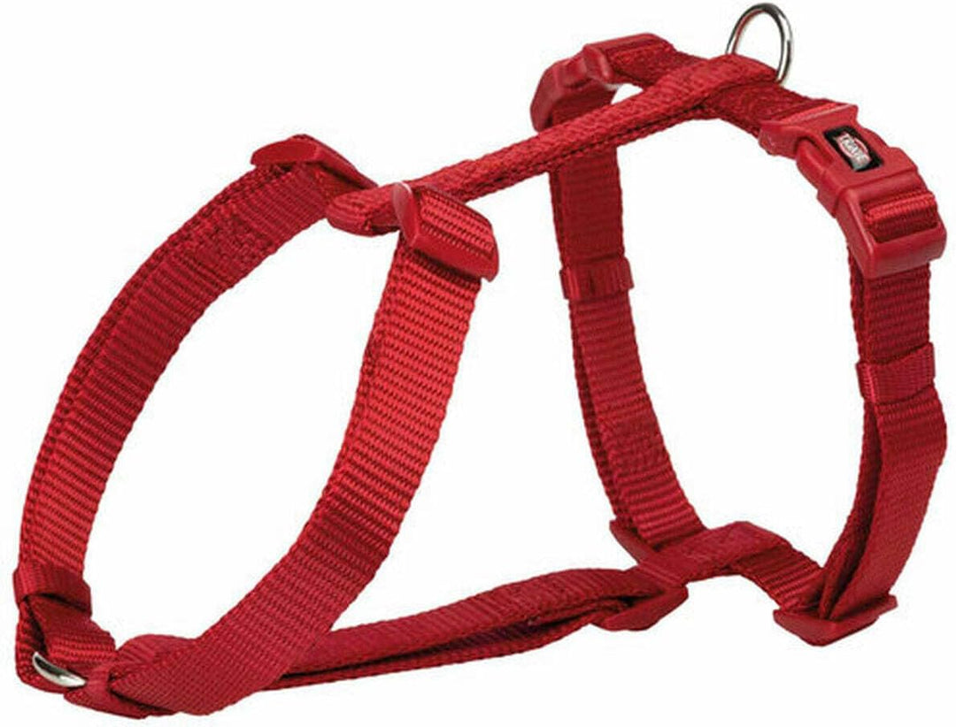 TRIXIE Premium H-Geschirr L: 60–80 cm/25 mm rot