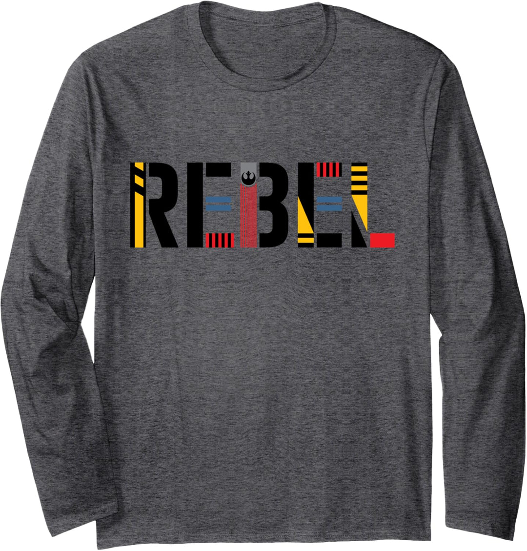 Star Wars The Rise of Skywalker Rebel Fusion Logo Langarmshirt