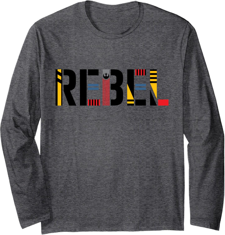 Star Wars The Rise of Skywalker Rebel Fusion Logo Langarmshirt
