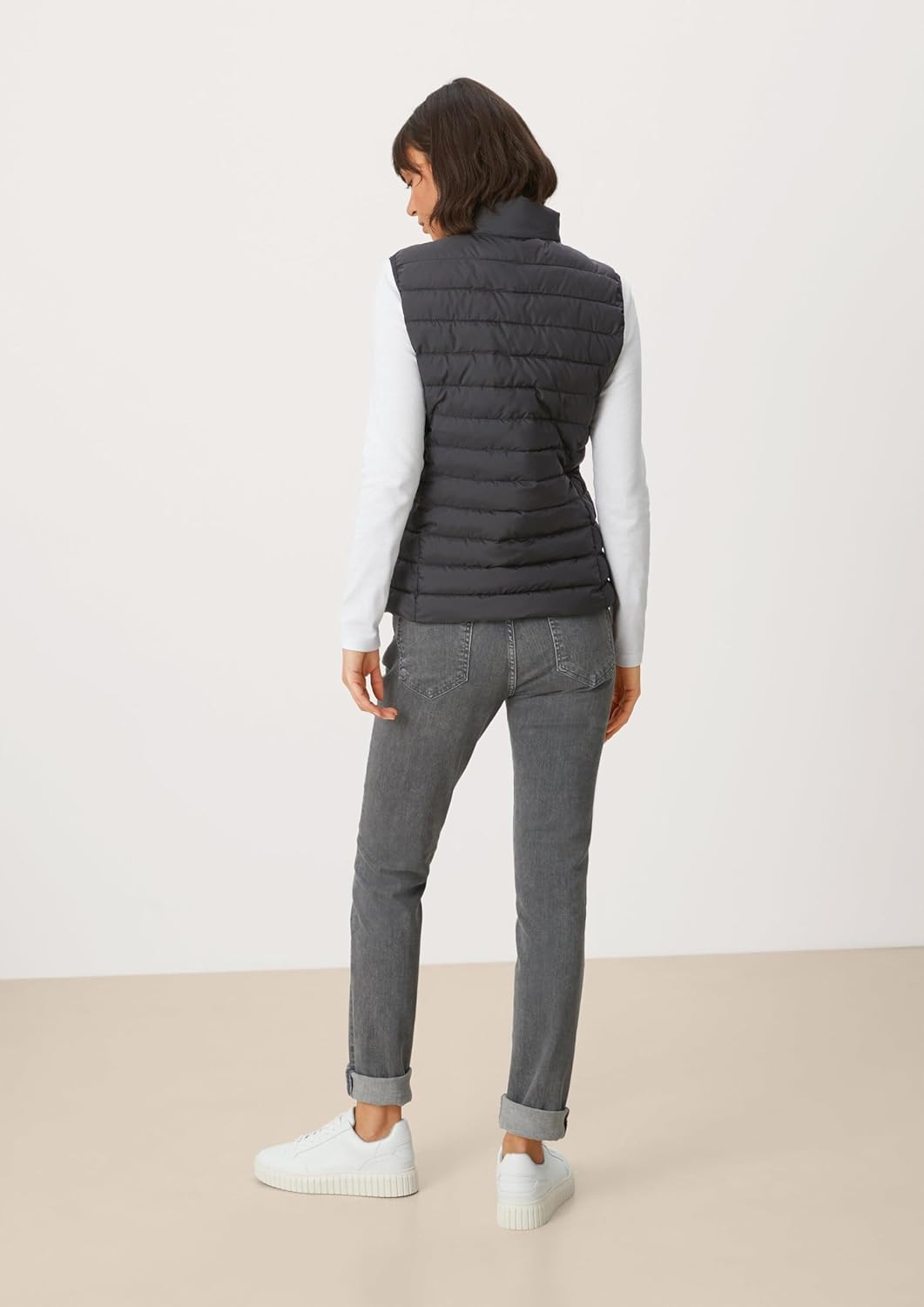 s.Oliver Damen Outdoor Weste 38 Schwarz, 38 Schwarz