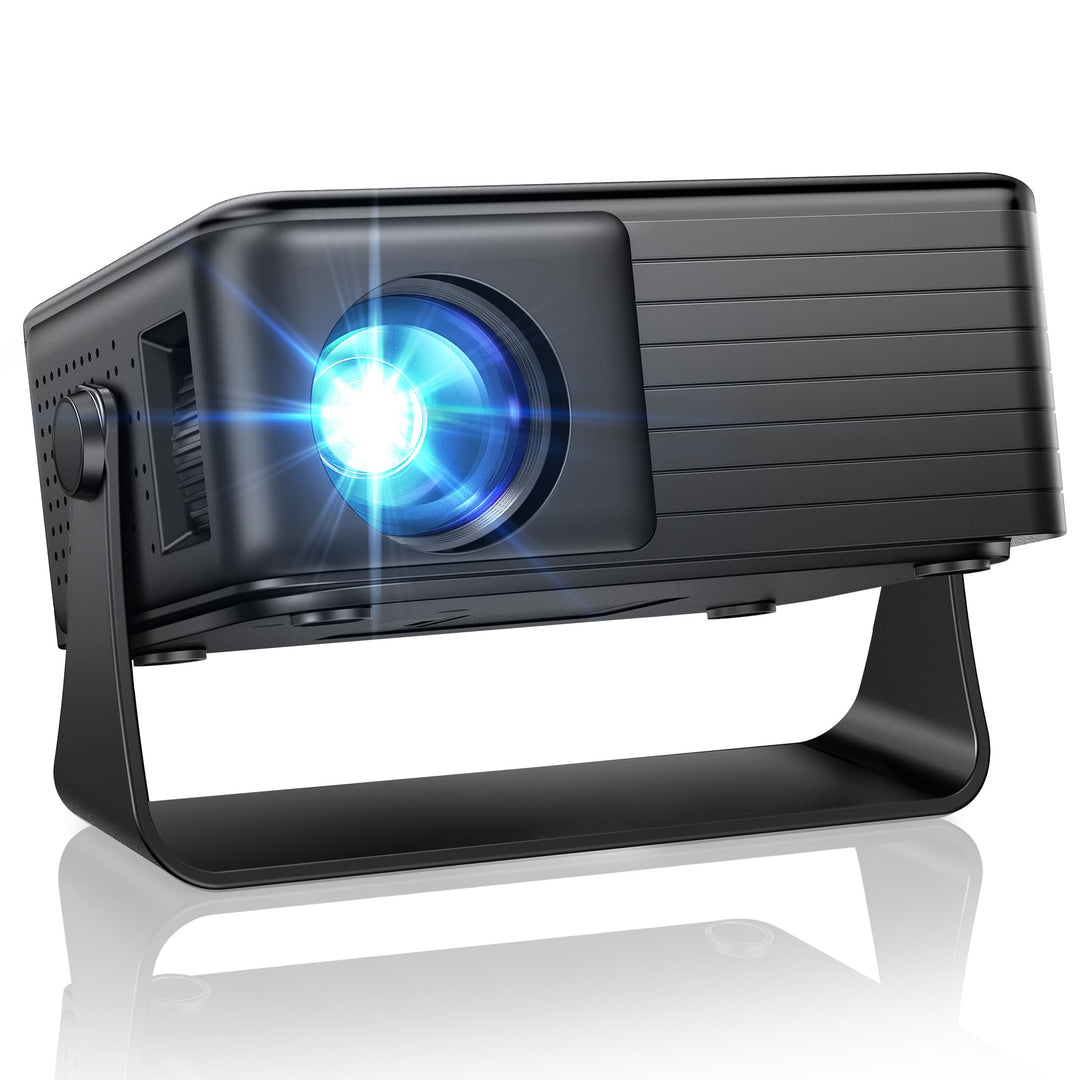 [Auto Keystone & 2026 Upgraded] AKIYO O1 Beamer Klein 1080P Unterstützt 360° Drehbar, 16000L Projekt