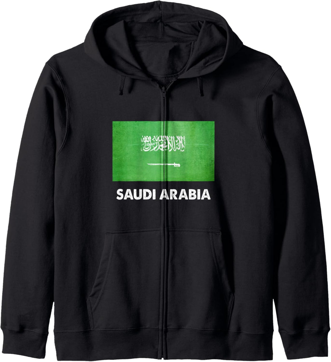 Saudi-Arabien Flagge Saudi-Arabien Kapuzenjacke