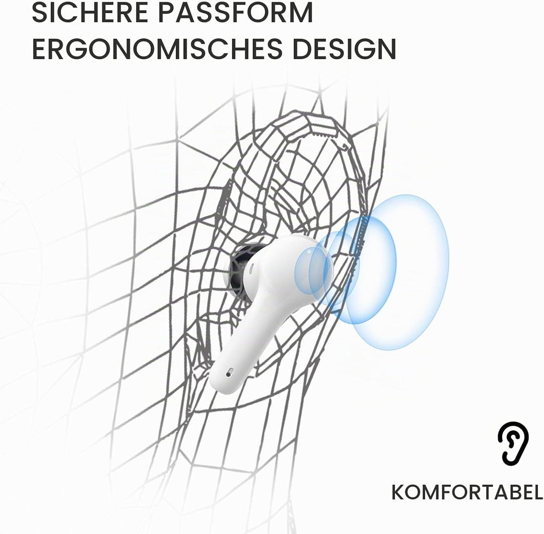 M6 Übersetzer Earbuds Sprachübersetzer Gerät Aktualisierter Chip 144 Sprachen und Akzente 0,5s Schne