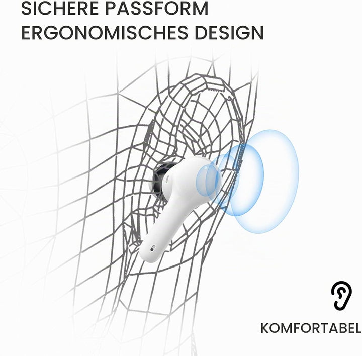 M6 Übersetzer Earbuds Sprachübersetzer Gerät Aktualisierter Chip 144 Sprachen und Akzente 0,5s Schne