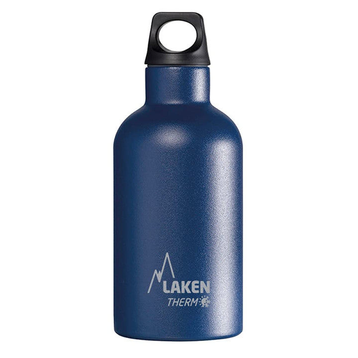 Laken Thermo Futura Thermosflasche Isolierflasche Edelstahl Trinkflasche Schmale Öffnung 0.35 Dunkel