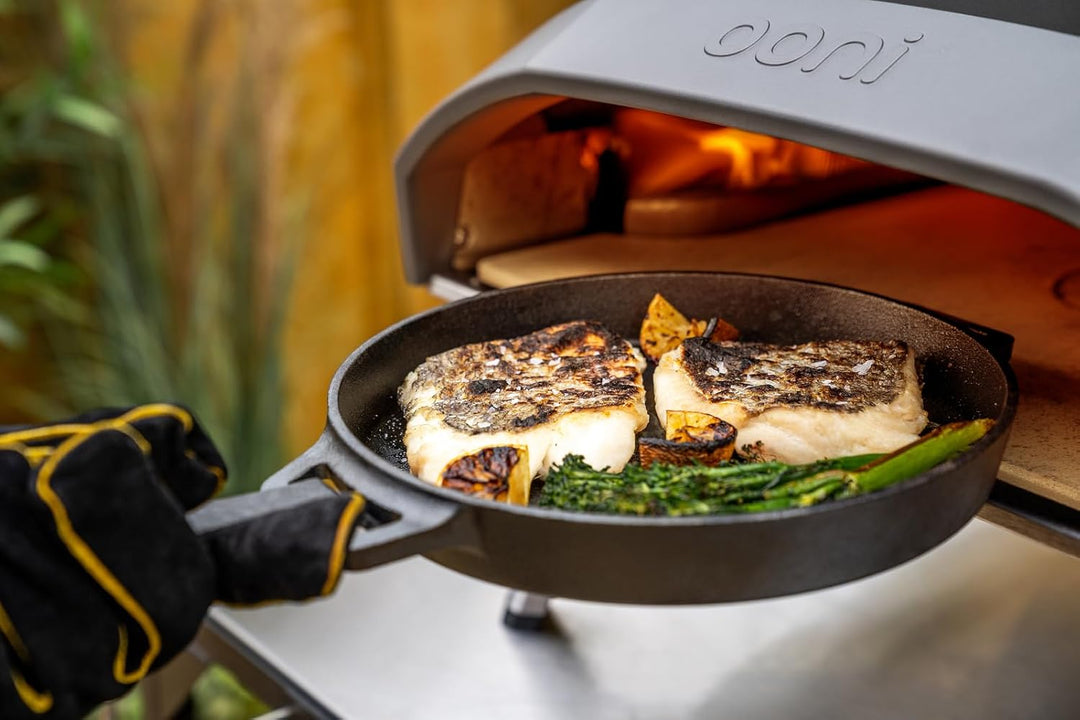 Ooni Bratpfanne aus Gusseisen – Eisenpfanne – Grillpfanne aus 100% Gusseisen – Gusseisenpfanne – Gri