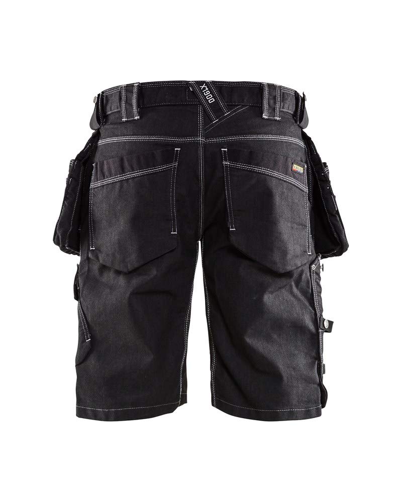 Blaklader 19921141 Handwerker-Shorts aus Stretch Cordura Denim, schwarz, Grösse: C62, C62