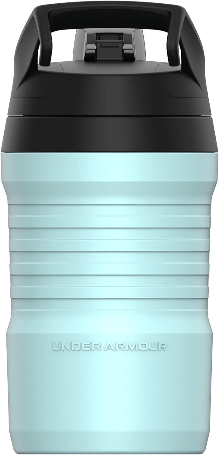 Under Armour UA 32oz Playmaker Jug Breeze Blue Schwarz und Marineblau, Schwarz und Marineblau