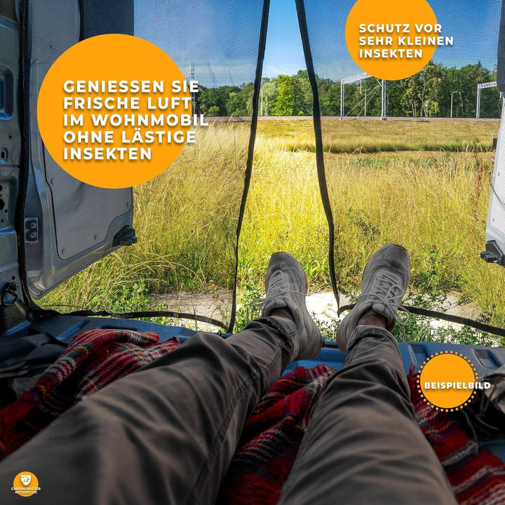 CHROMEMASTER | Magnetisches Fliegengitter für Camper, Campervan, Wohnmobil | Kompatibel mit Renault
