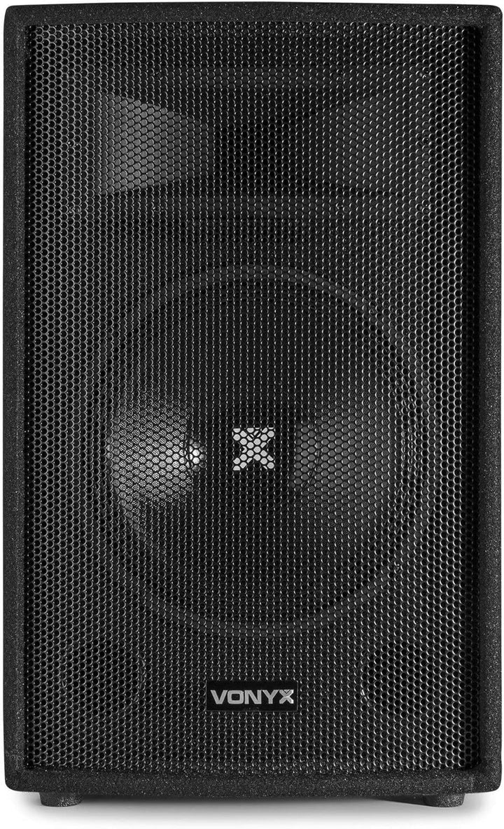 Vonyx SL12 - PA-Lautsprecher 600 Watt - passiver Lautsprecher, 12 Zoll DJ Speaker Passivbox, DJ Laut