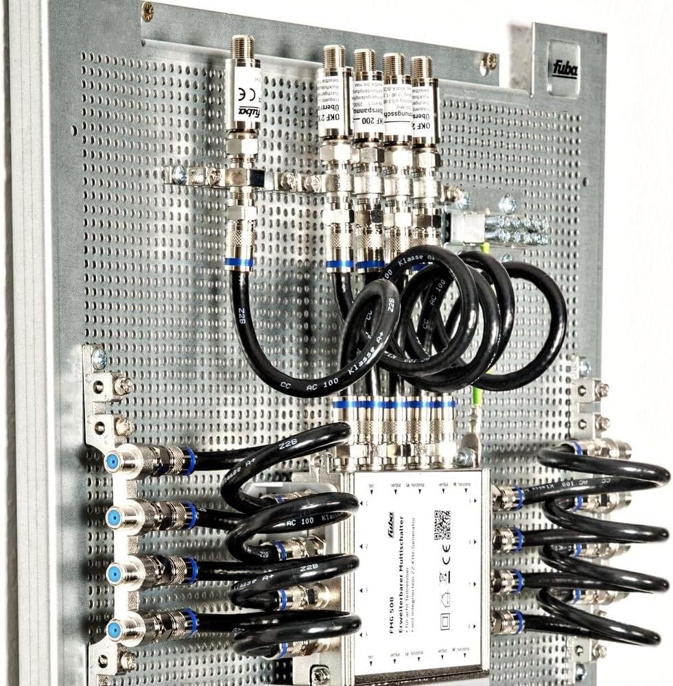 Fuba FMP 508 SL Multischalter-Paneel | Multischalter 8 Teilnehmer, EIN Satellit, komplett vormontier