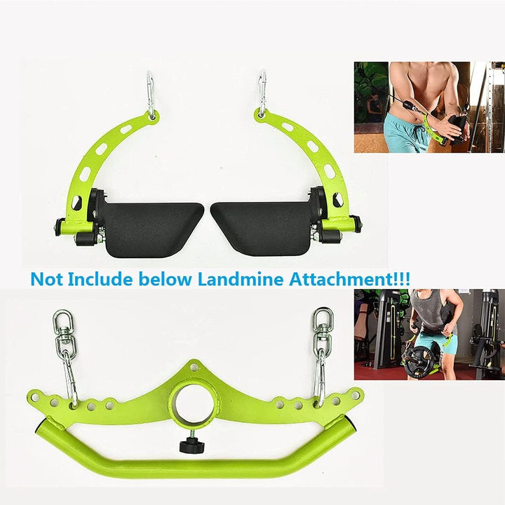 KORIKAHM Home Gym Fitness Spreizstange Multi-Grip Breit Latzugstange Neutral Grip Griff Latzugaufsät