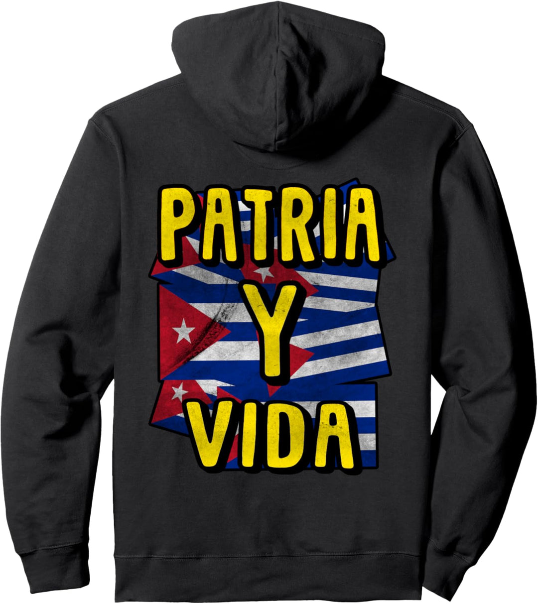 Patria Y Vida, Cuba Flag, Cuban Revolution, Cubano, Cuba Pullover Hoodie