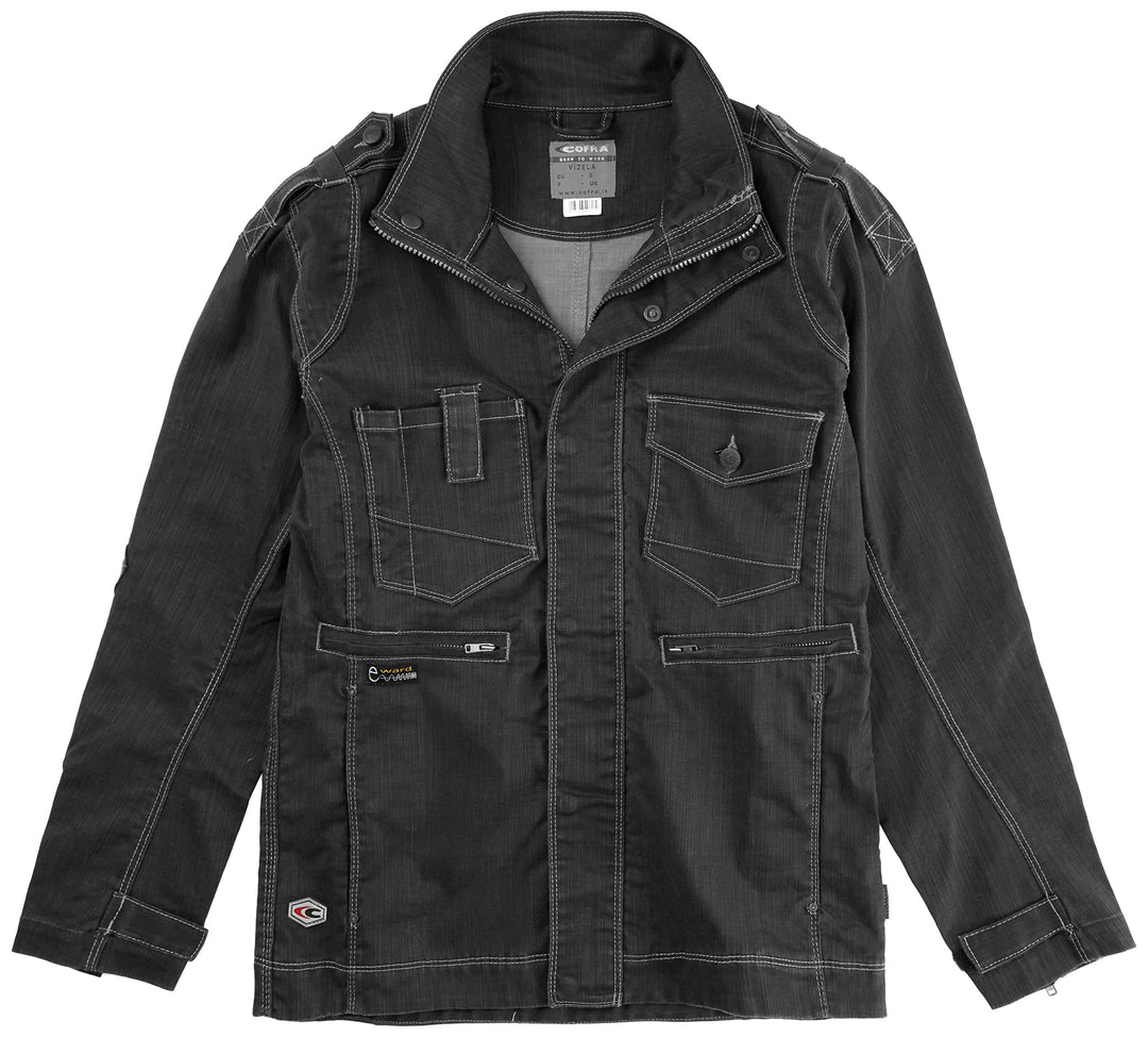 Cofra V470-0-05.Z62 Arbeitsjacke "Vizela", anthrazit / grau, Grösse 62 62 Anthracite / Gray, 62 Anth