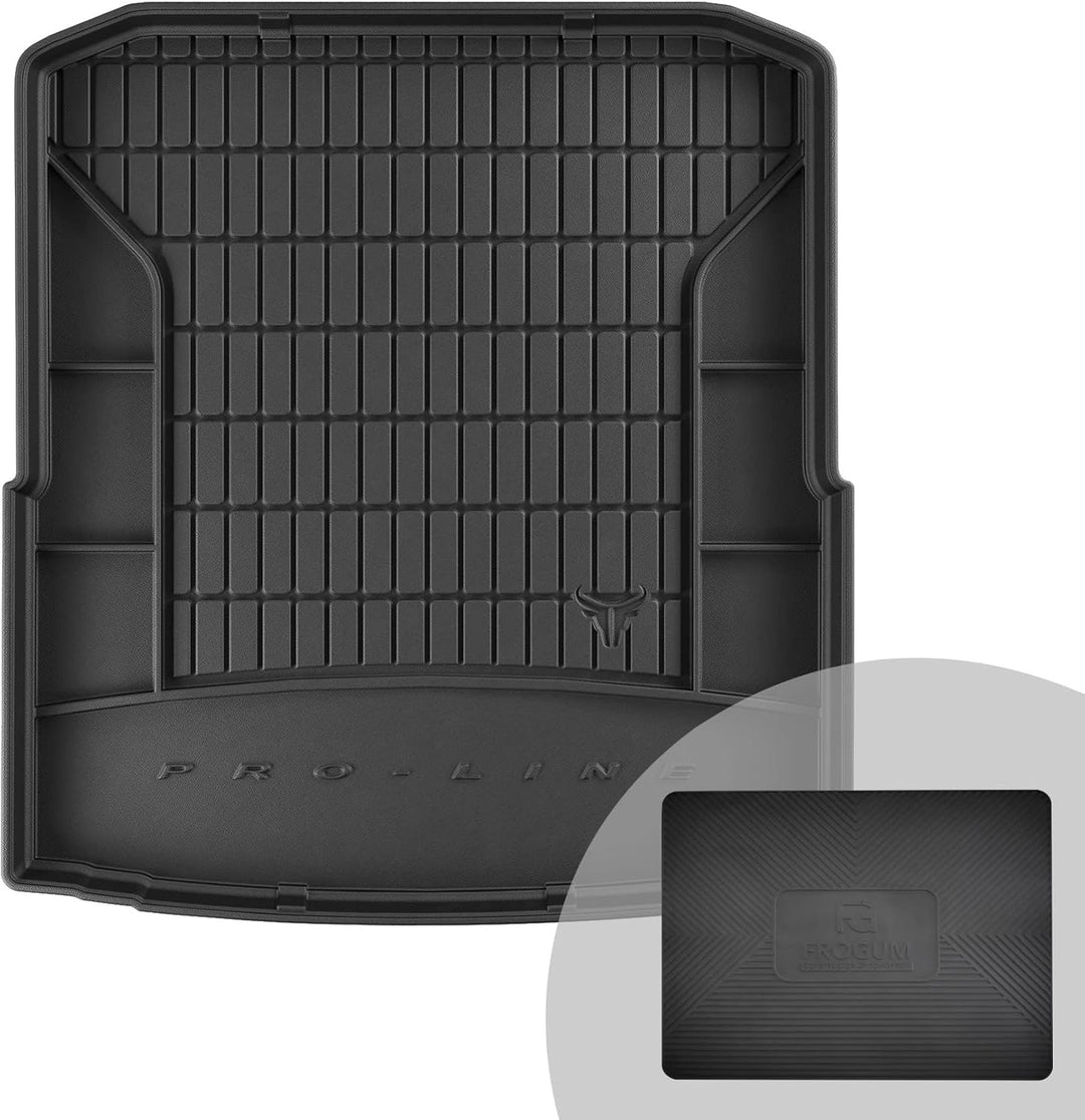 FROGUM ProLine 3D Gummimatte Exklusive Auto Kofferraummatte Kofferraumwanne für Skoda Superb III 201