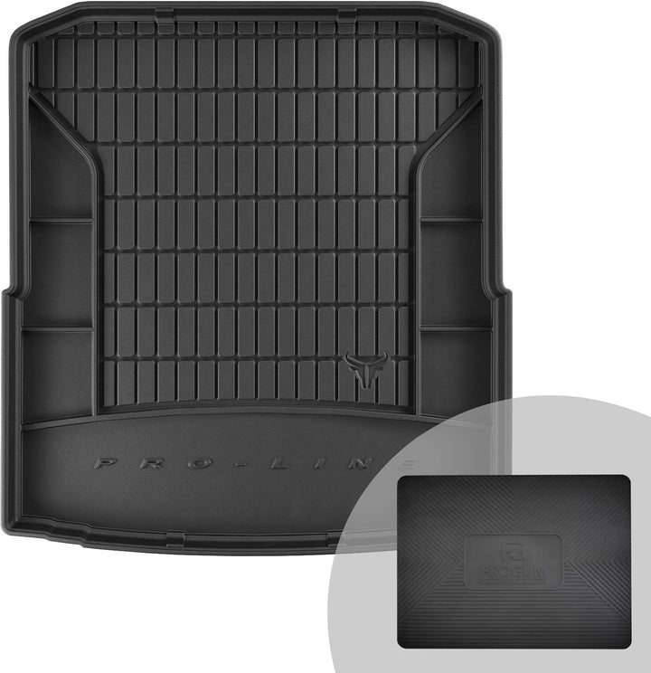 FROGUM ProLine 3D Gummimatte Exklusive Auto Kofferraummatte Kofferraumwanne für Skoda Superb III 201