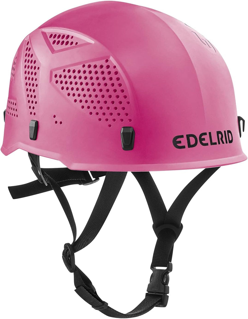 EDELRID Ultralight III Kletterhelm Klettersteighelm Bergsporthelm pink, pink