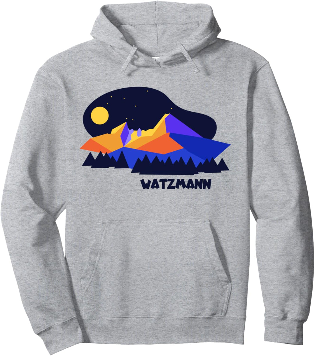 Watzmann 2713 Berg Berchtesgaden Bayern Bergsteigen Wandern Pullover Hoodie