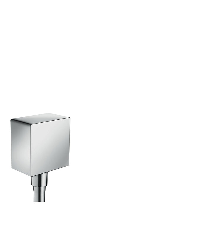 AXOR ShowerSolutions FixFit Schlauchanschluss Square, Chrom eckig, eckig
