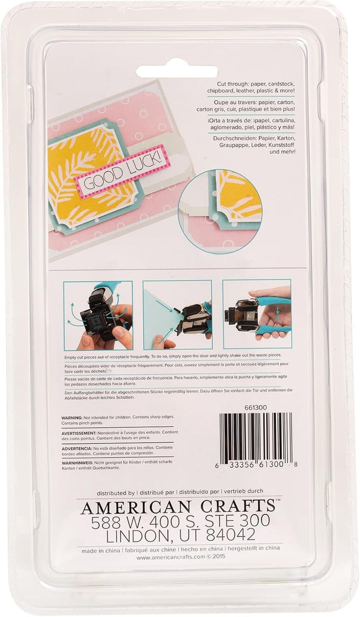 We R Memory Keepers CROP-A-DILE CHOMPER STUB/DECO, Stub & Deco