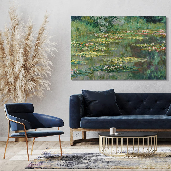 Printed Paintings Leinwand (80x60cm): Claude Monet - Seerosen 80x60 cm, 80x60 cm