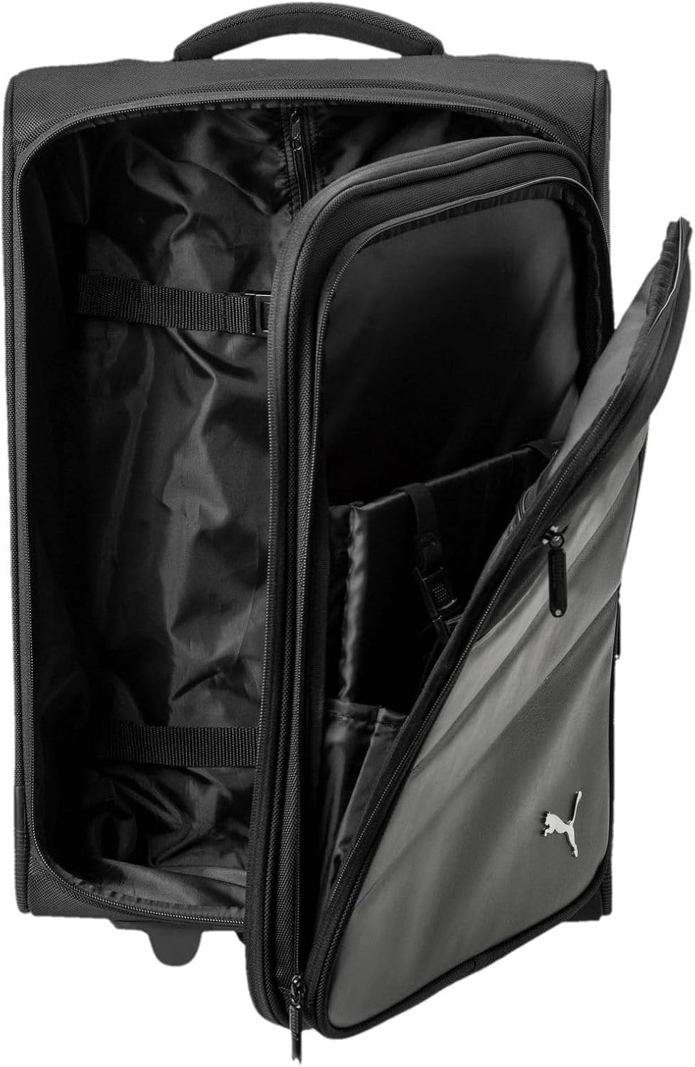 PUMA Unisex – Erwachsene Reisetasche Team Trolley Bag Schwarz, Schwarz