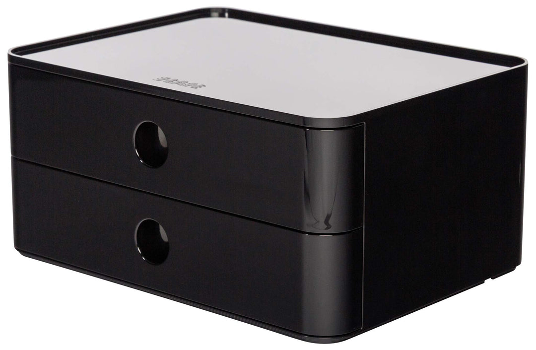 HAN Schubladenbox Allison SMART-BOX mit 2 Schubladen und Trennwand, Kabelführung, stapelbar, Utensil