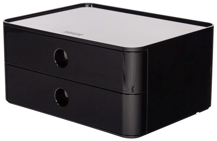 HAN Schubladenbox Allison SMART-BOX mit 2 Schubladen und Trennwand, Kabelführung, stapelbar, Utensil