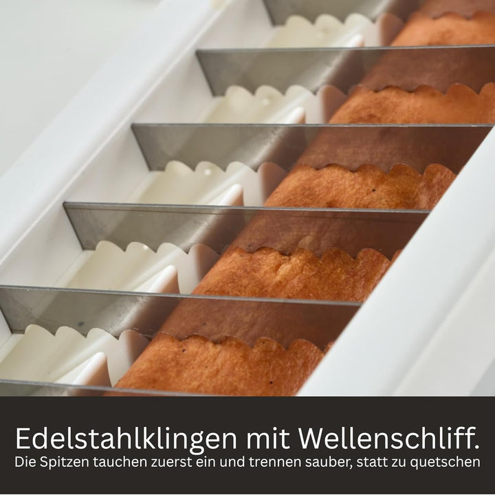 Currywurstschneider für zu Hause | schnelle & gleichmässige Würstchenscheiben | Langlebige Gelenke +