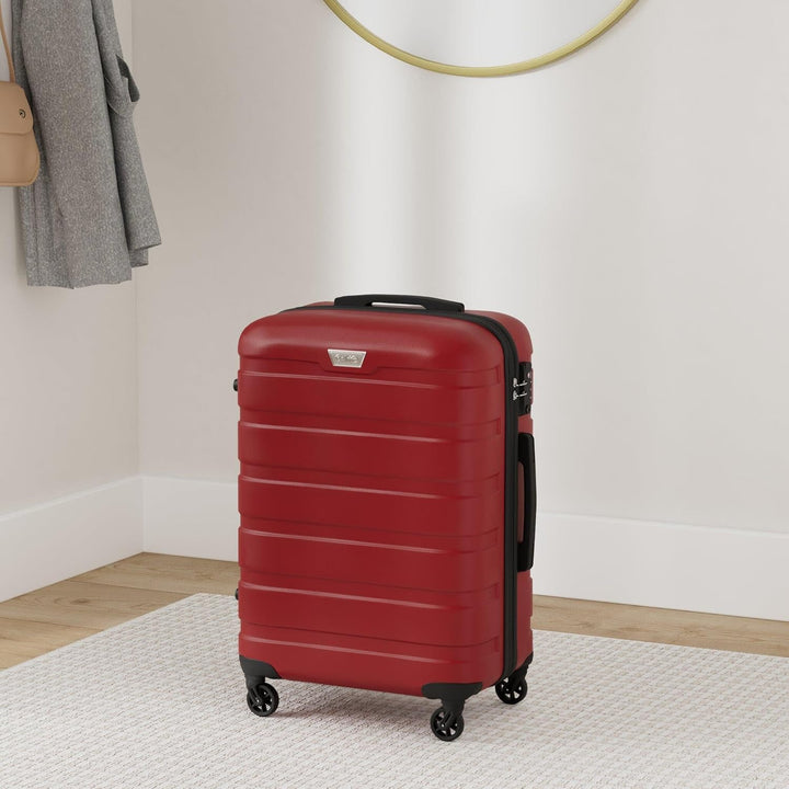 COOLIFE Mittelgrosser Koffer für Urlaubsreise, Kreuzfahrten und Studium im Ausland, 67cm L, PC+ABS,