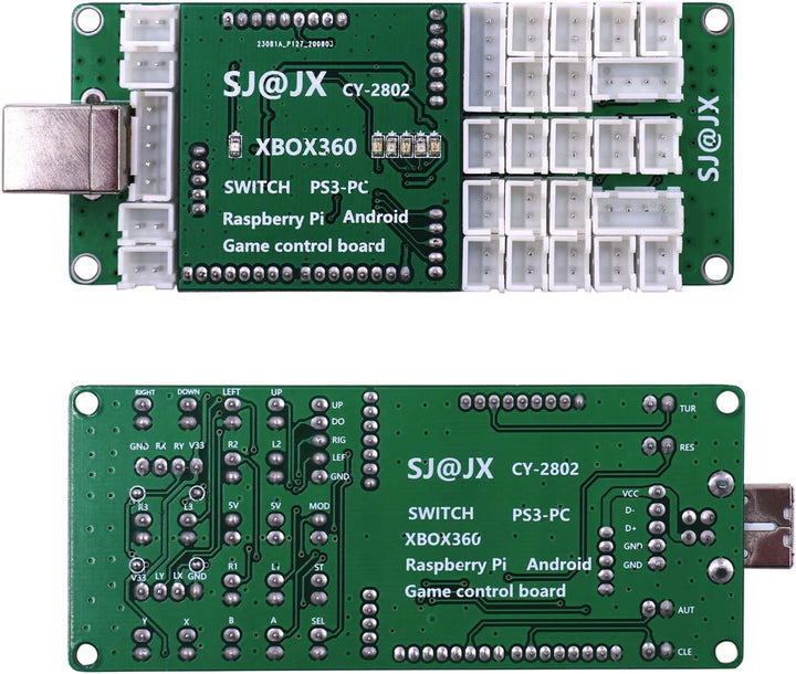 SJ@JX Game Controller Encoder 3D Analog Stick Sensor Fly Joy DIY Arcade Joystick Button Gamepad Code