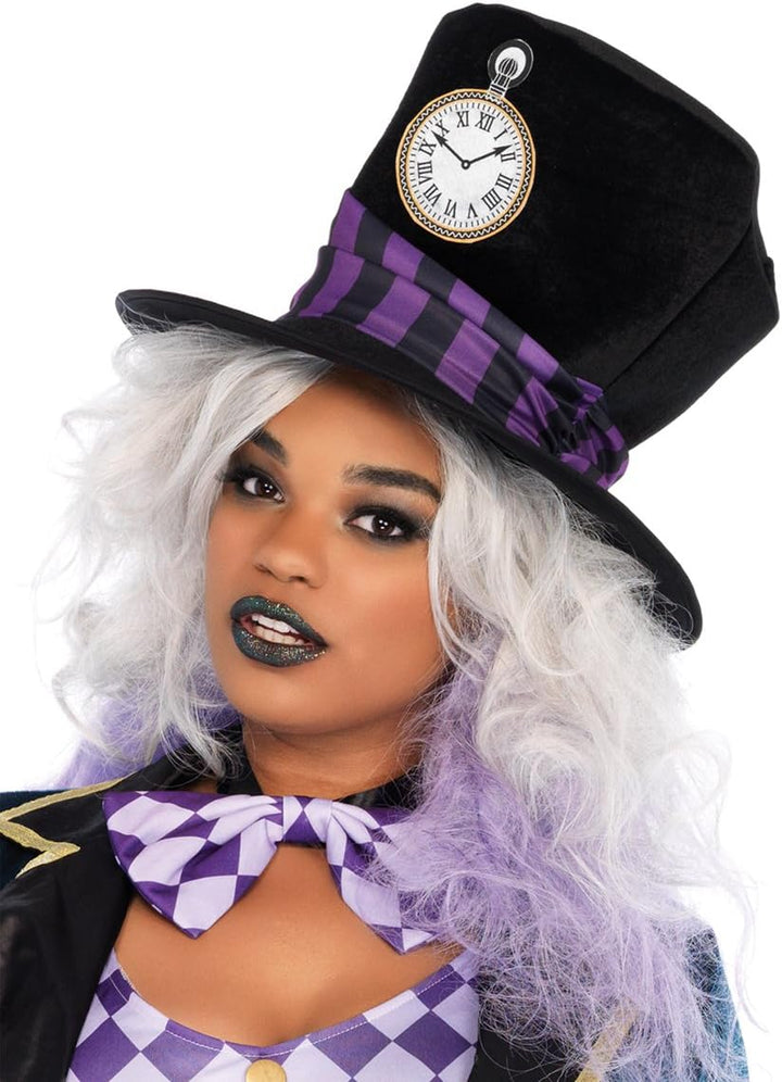 LEG AVENUE 85592 Herrliche Mad Hatter Damenkostüm, Mehrfarbig, Grösse XL Grösse XL (EUR 44-46), Grös