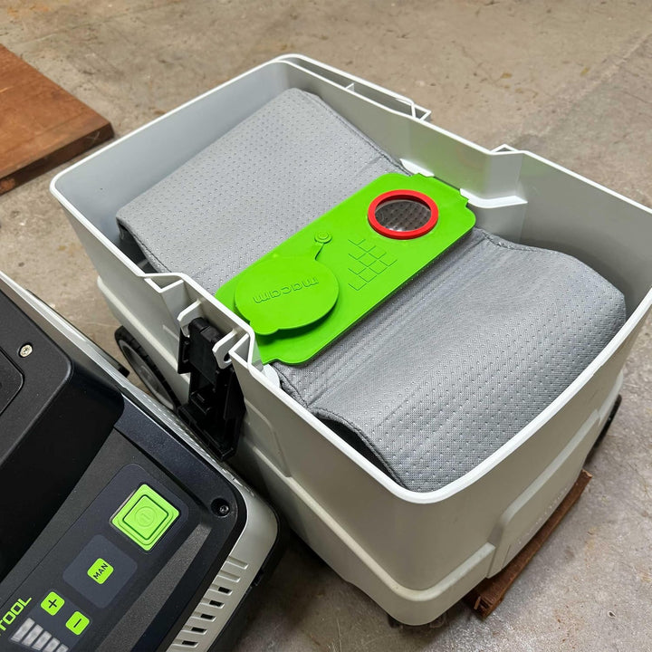 Macam Wiederverwendbarer Staubsaugerbeutel kompatibel mit Festool MINI MIDI CT 15 und CT 25 Staubsau