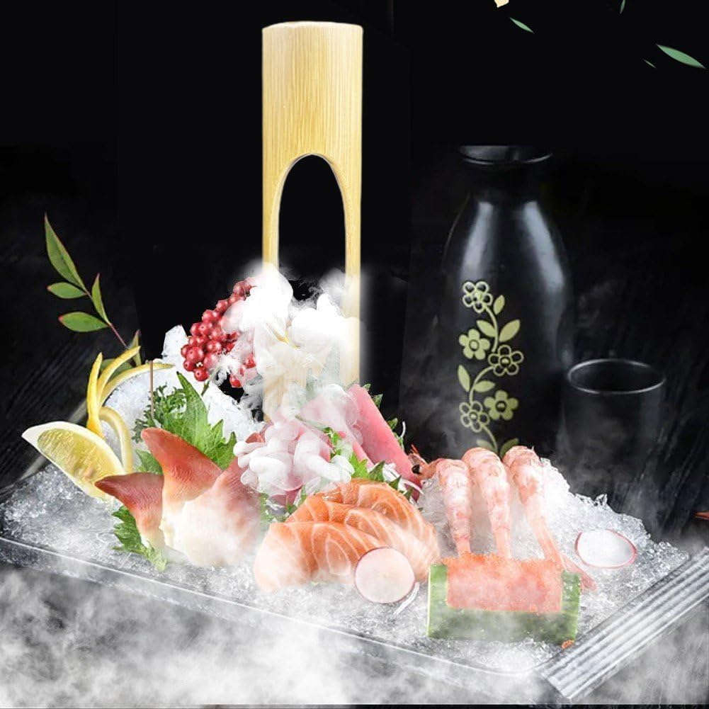 Bambus Sashimi Dekoration Sushi Teller Ornament Trockeneis Bambus Eimer Kaltes Gericht Dekoration Fü