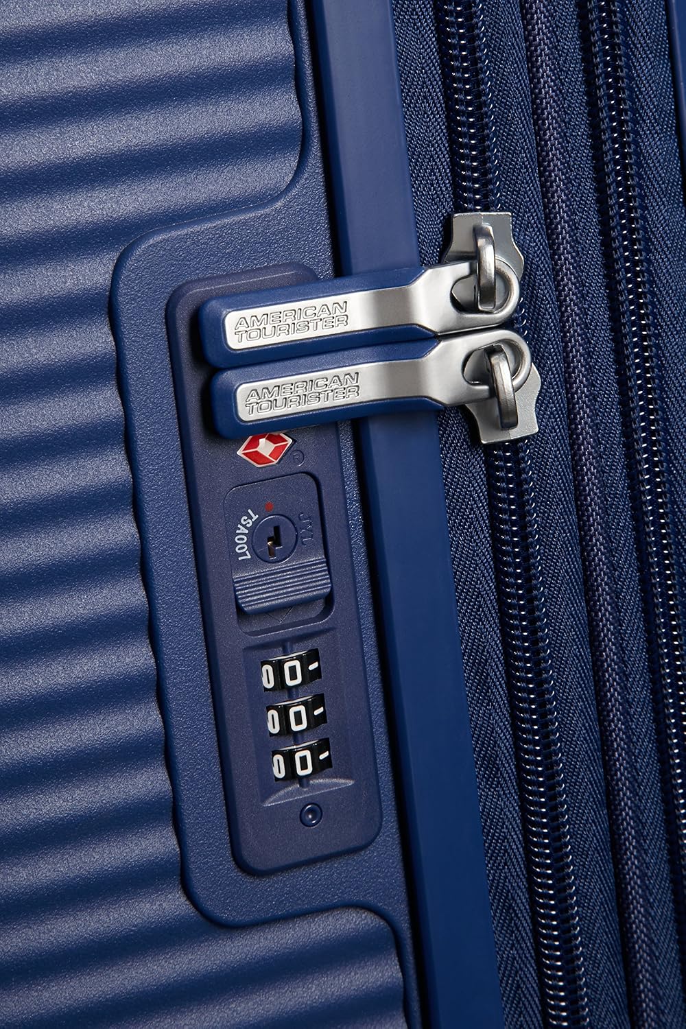 American Tourister Soundbox - Spinner L Erweiterbar Koffer, 77 cm, 110 L, Blau (Midnight Navy) Blau