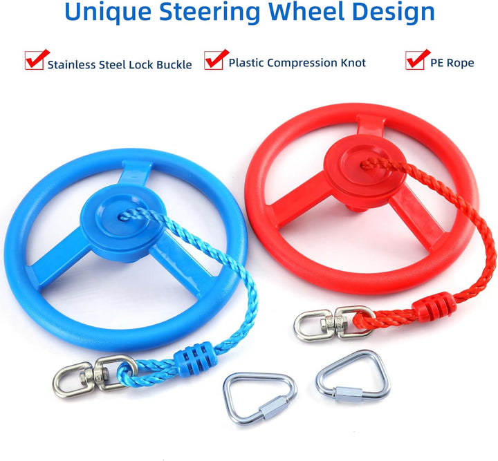 PELLOR Kinder Klettern Ringe, Klettergeräte, Turnringe für Kinder, Multifunktion Turnringe, Kletterr