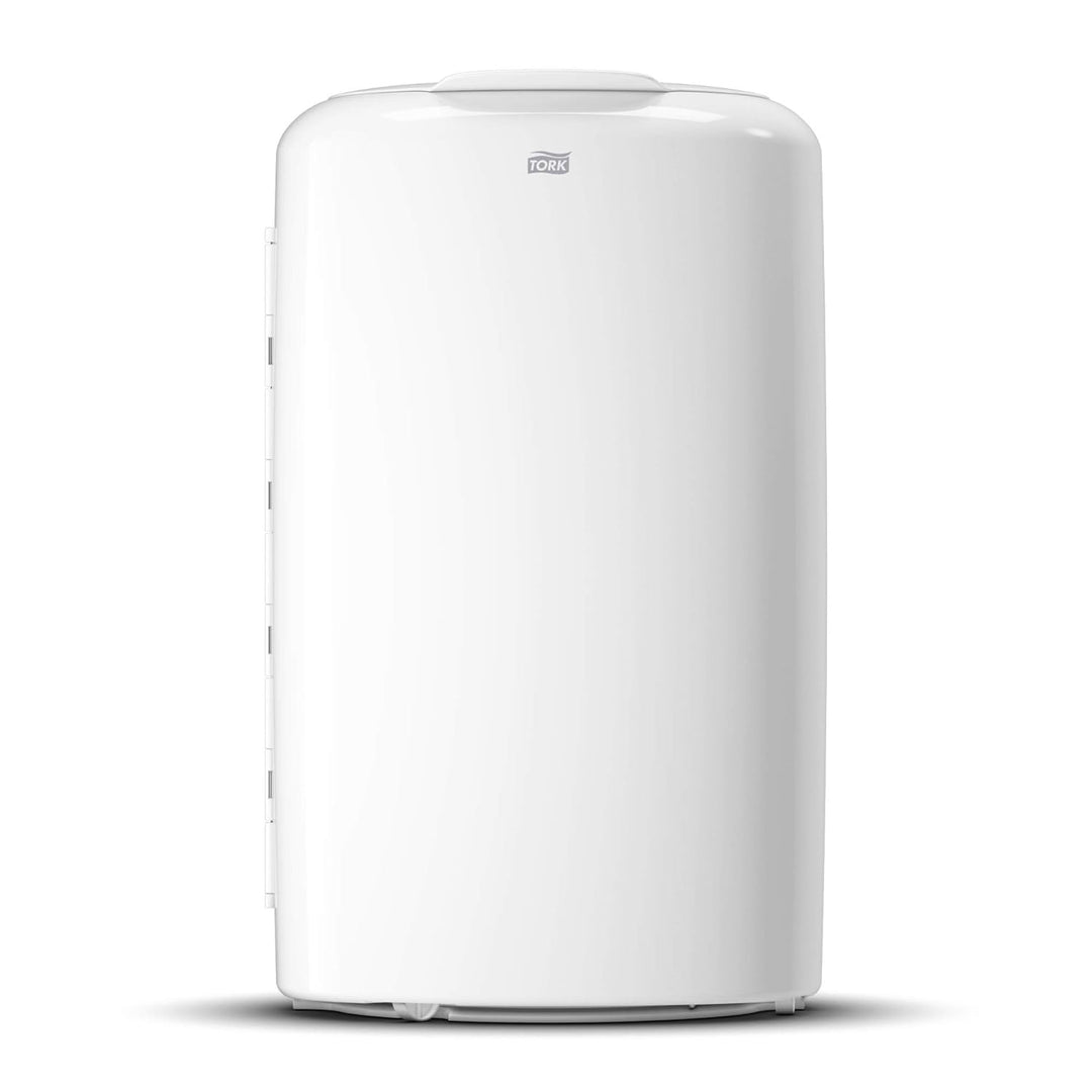 Tork 563000 Abfallbehälter B1 - Stabiler 50L Mülleimer in ansprechendem Elevation Design in weiss -