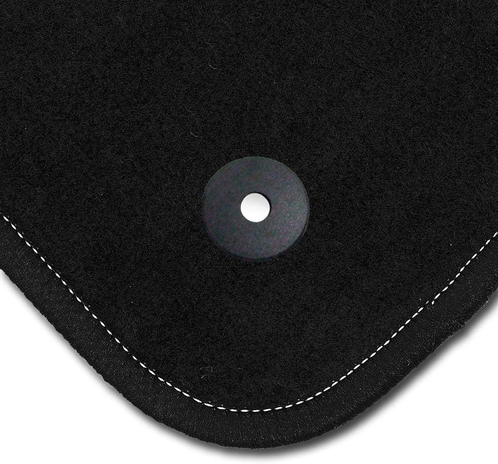 Bär-AfC Auto Fussmatten Basic passend für Opel Astra Typ J 2009-2015, Autoteppiche Nadelvlies Schwar