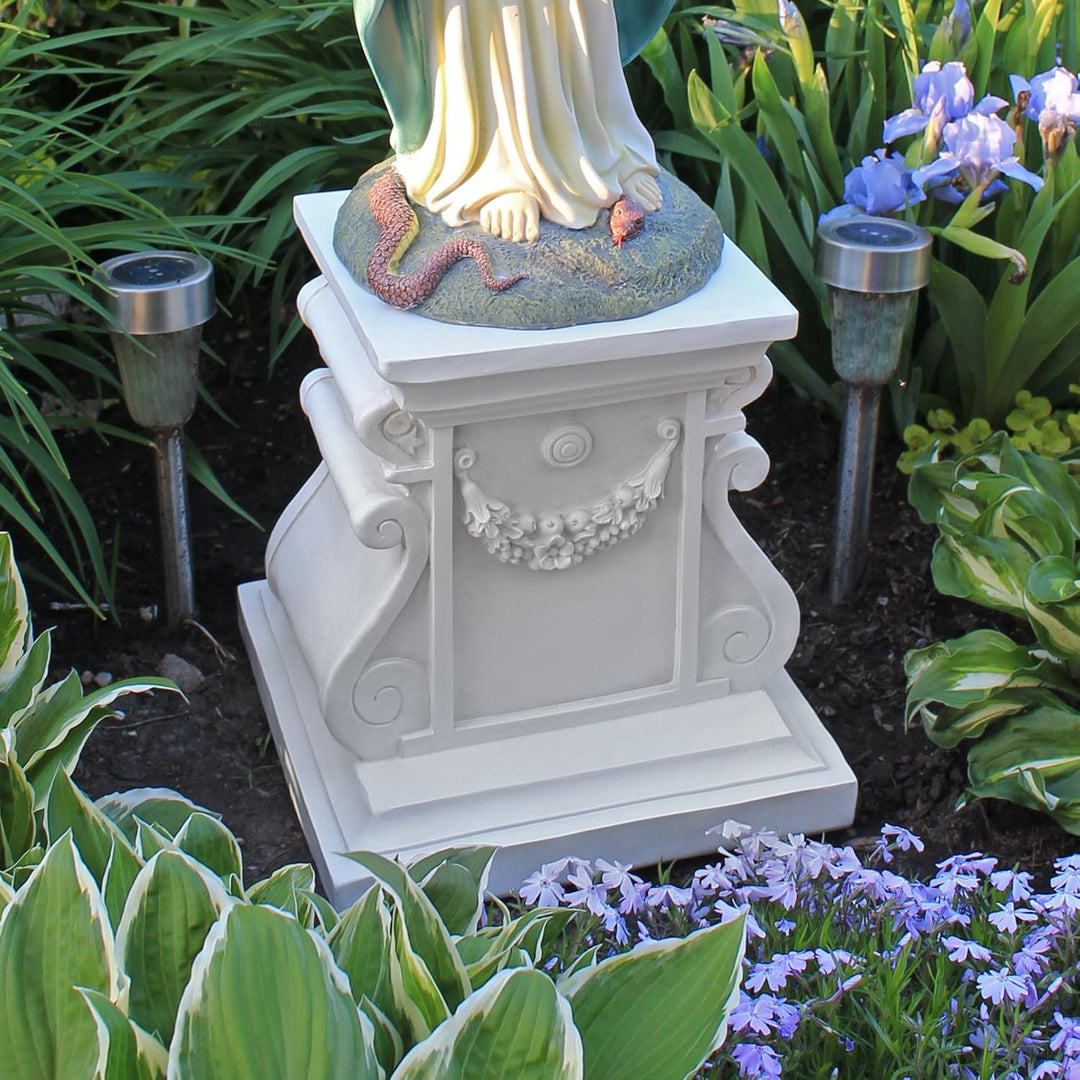 Design Toscano Klassische Statue Gartensockel Basisheber, 30,5 cm Medium, Medium