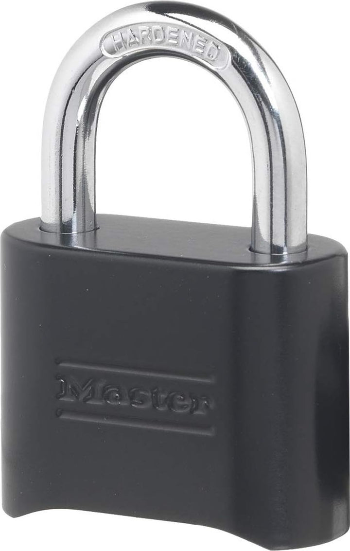 Master Lock 178D Zahlenschloss, 1 Stück, Schwarz 1 Pack, 1 Pack