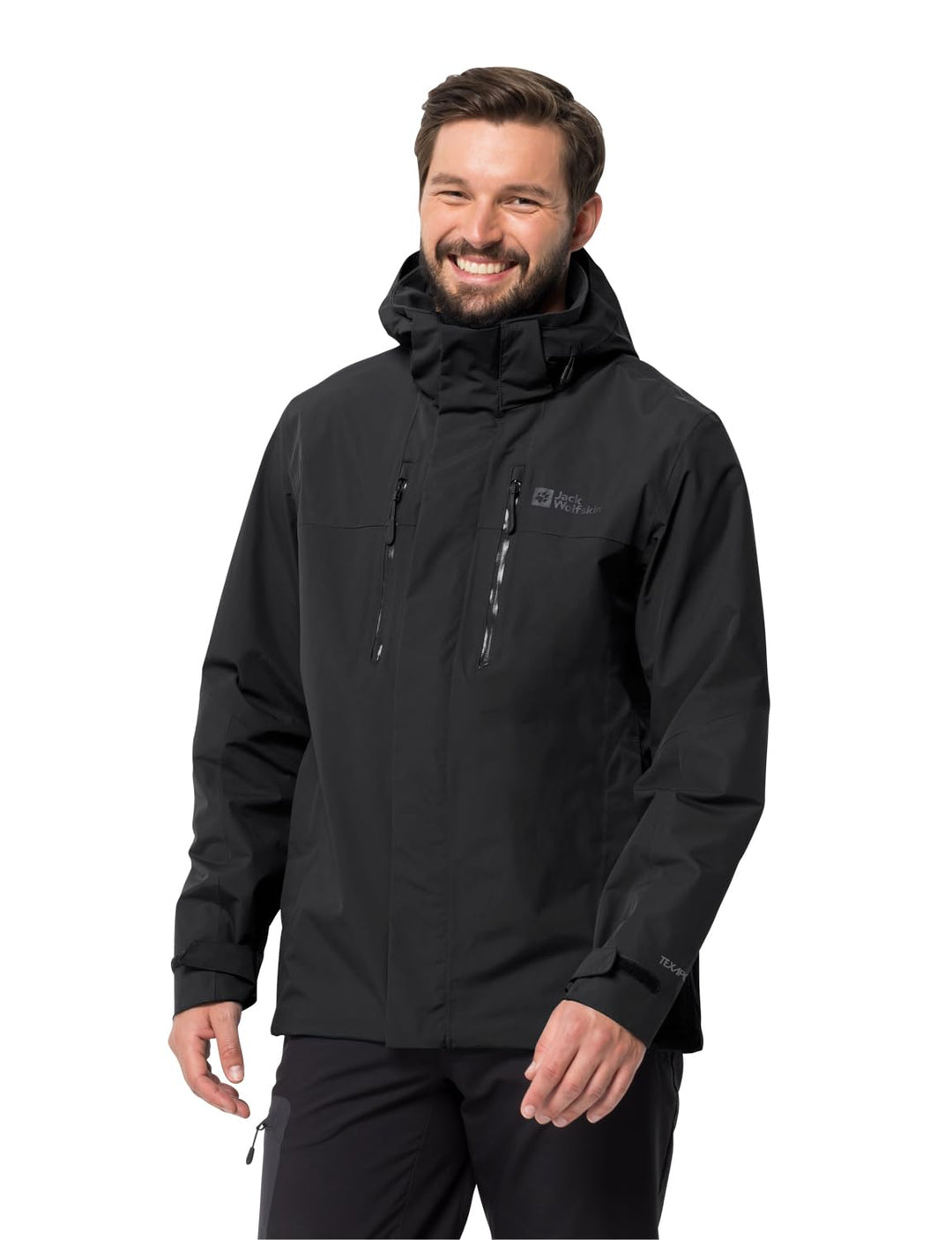 Jack Wolfskin Herren Jasper JKT Men Jacke M Schwarz, M Schwarz