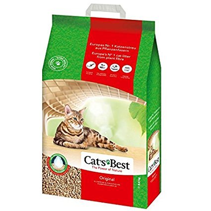 Cat's Best Okoplus klumpendes Katzenstreu, 30 l, 2 Stück