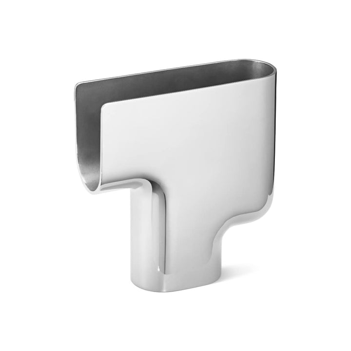 Nendo Vase B, Medium Stainless Steel, Mirror