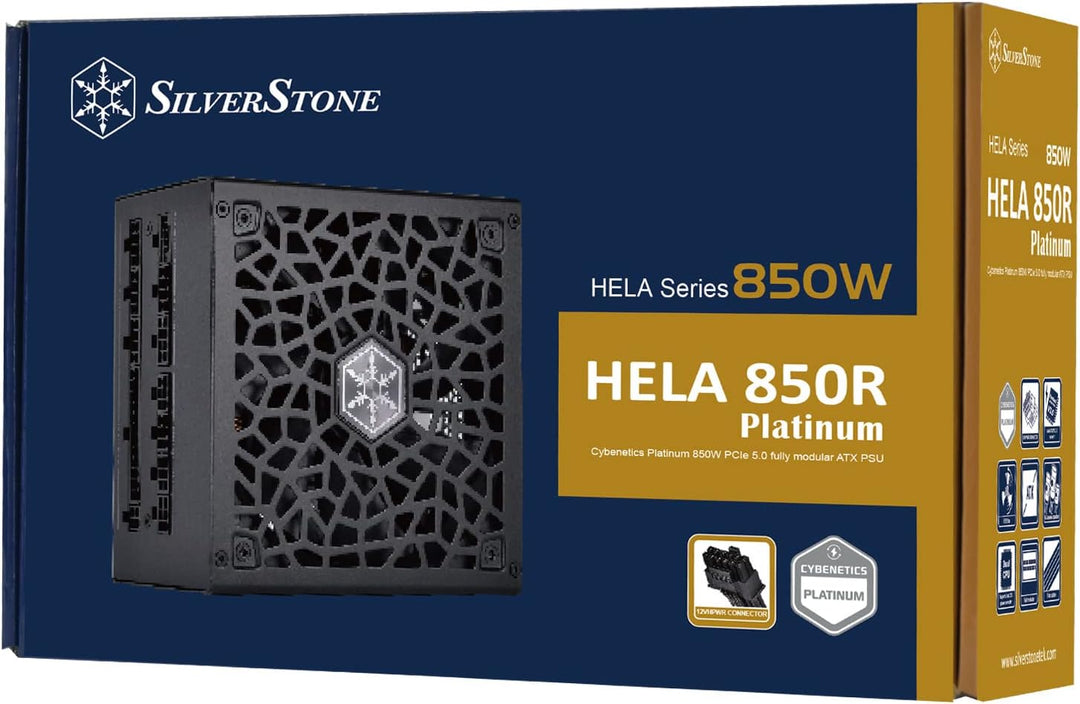 SilverStone Technology SST-HA850R-PM - HELA Vollständig modulares PCIe 5.0 Cybenetics-Platinum-ATX-N