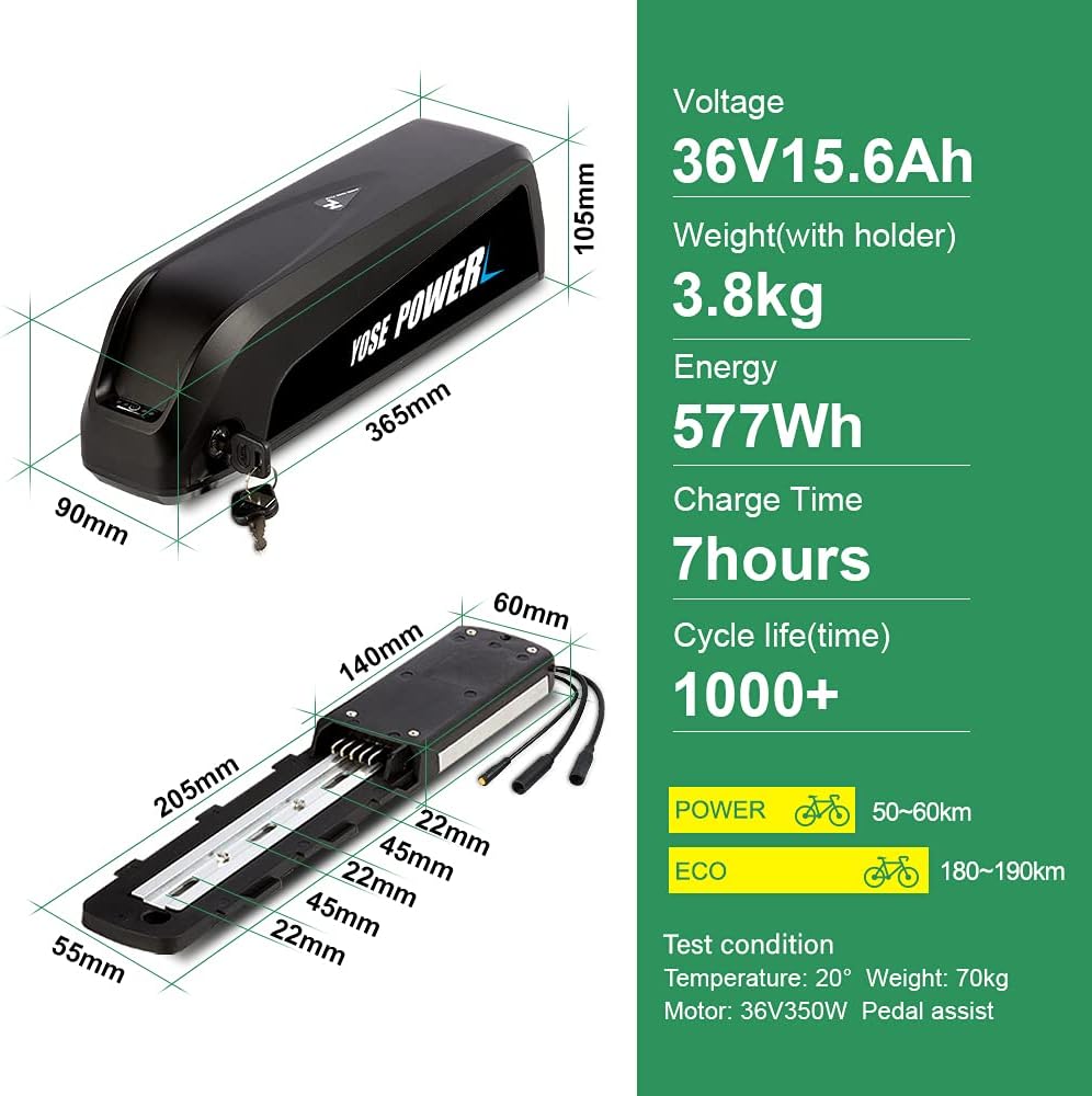 SHIMOST 28 Zoll 700C E-Bike Umbausatz Conversion Kit 36V250W Frontmotor mit 36V15,6Ah Li-ion Batteri