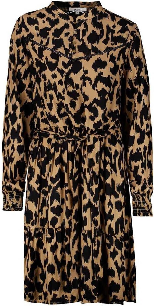 GARCIA Damen Dress Kleid XXL Schwarz, XXL Schwarz