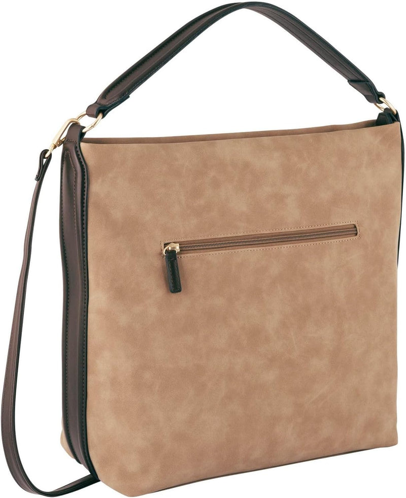 Gabor , Gwen , Damen , Schultertasche Mixed Taupe, Mixed Taupe