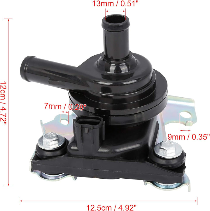 X AUTOHAUX Schwarze elektrische Inverter-Wasserpumpe G9020-47031 für Toyota Prius 1,5 l 2004–2009